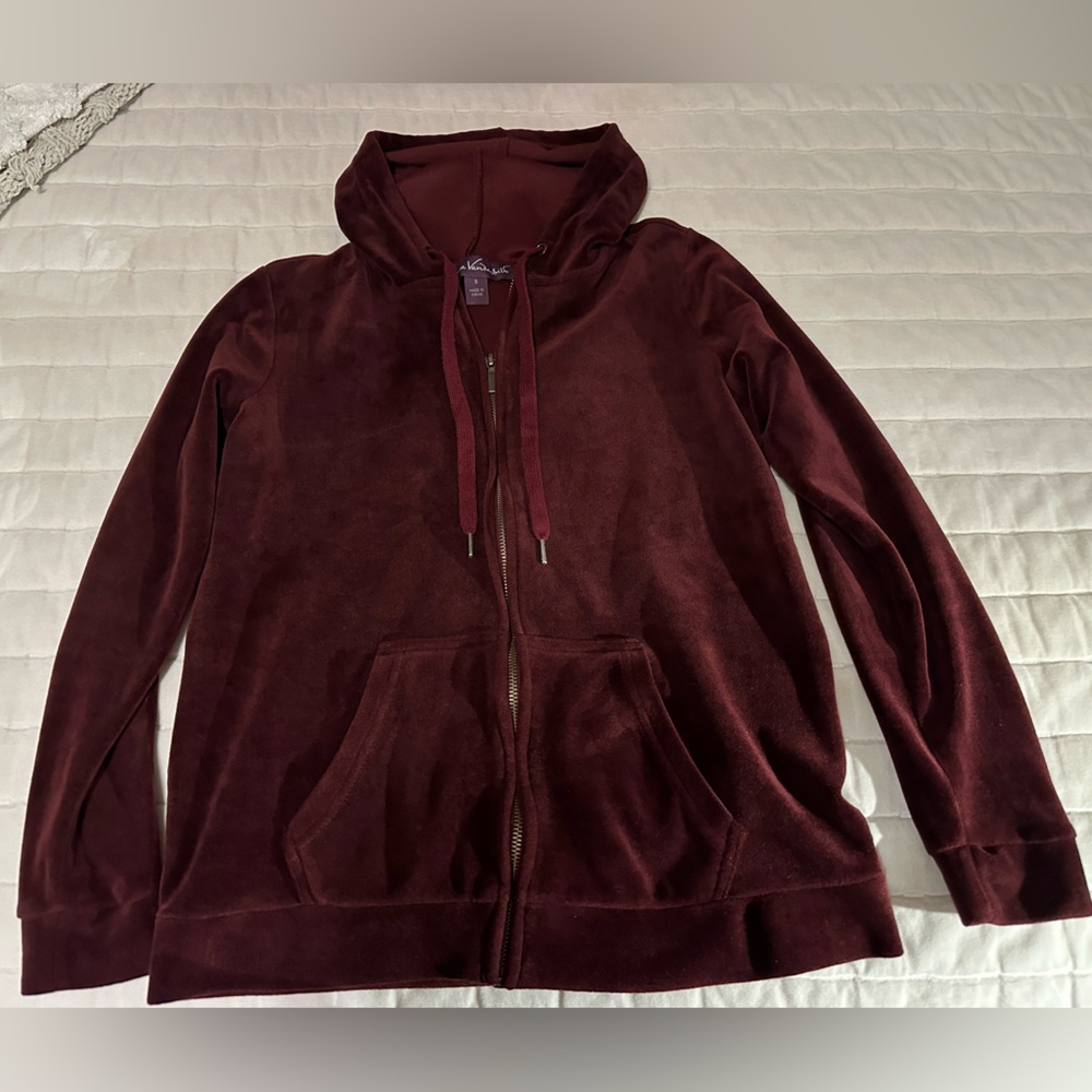 Velvet Zip-up Jacket